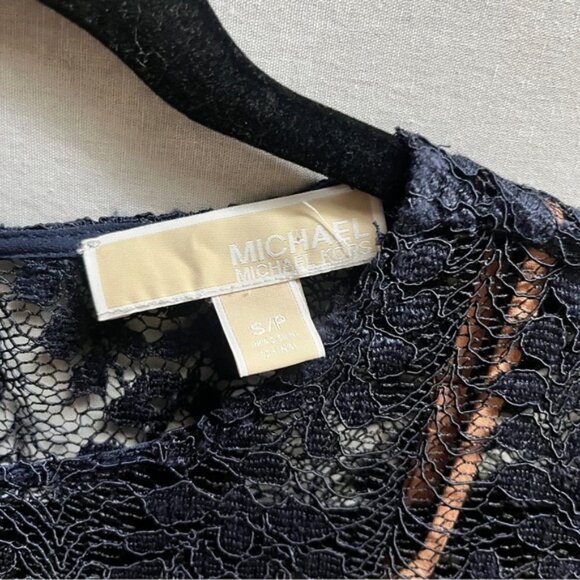 Michael Kors sheath lace bell sleeves dress Sz S - Picture 8 of 11